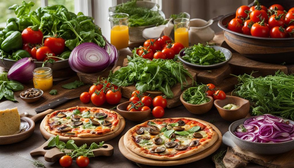 Forslag til Tilbehør til Vegetarisk Pizza