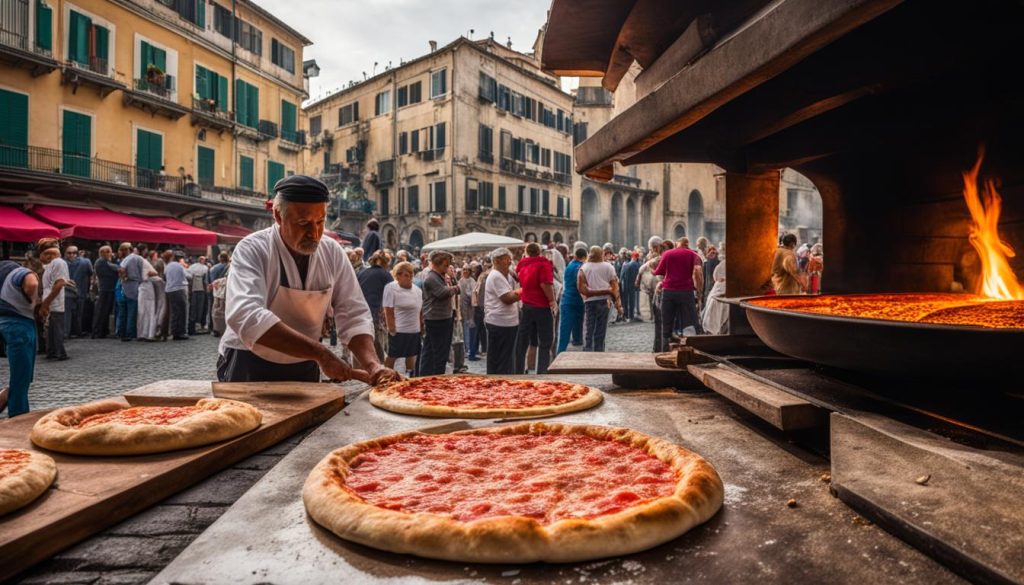 Historien Bag Neapolitansk Pizza