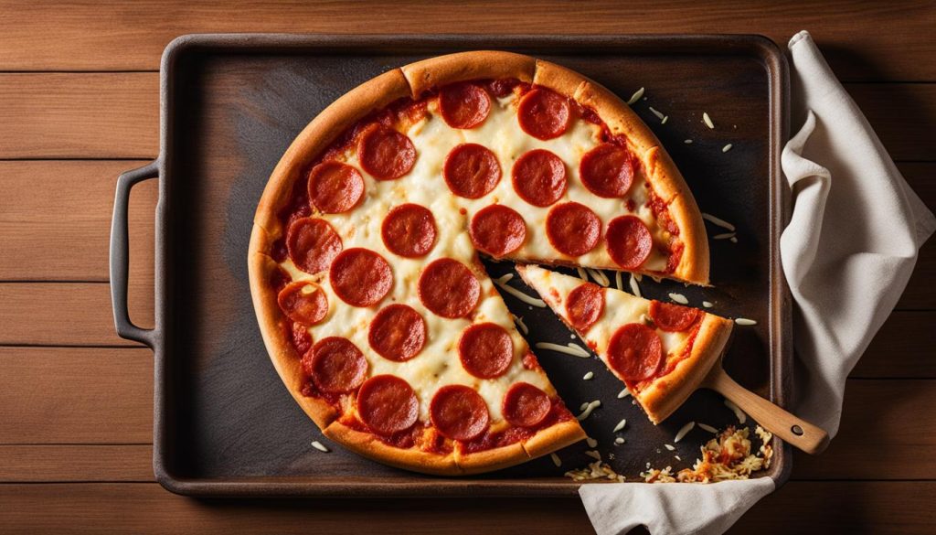 Opskrift på Amerikansk Deep Pan Pizza med Tomatsauce