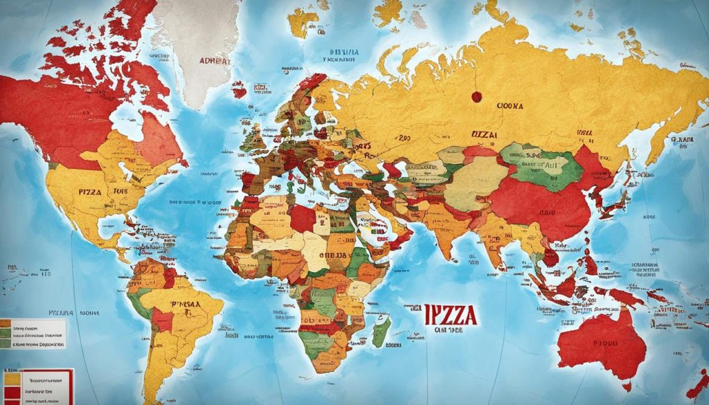 pizzaens globale spredning